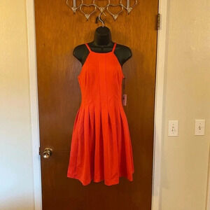 🆕 Calvin Klein Watermelon Pink Racer Back Dress